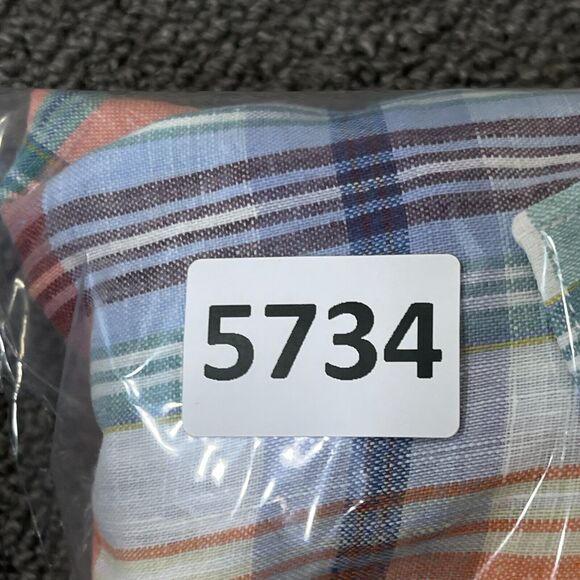 Tommy Bahama Shirt Mens Size XXL 2XL Button Front Long Sleeve Plaid Linen - Picture 11 of 11